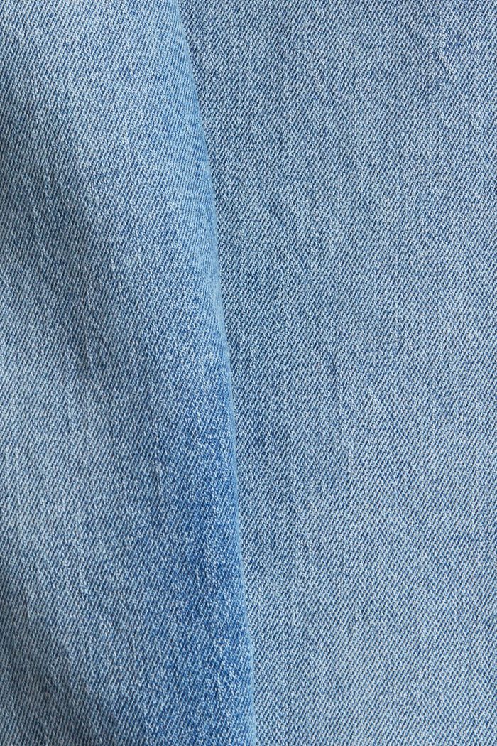 Jeans met rechte pijpen, BLUE LIGHT WASHED, detail image number 4