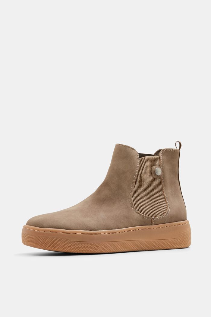 Chelsea boots met plateauzool, TAUPE, detail image number 2