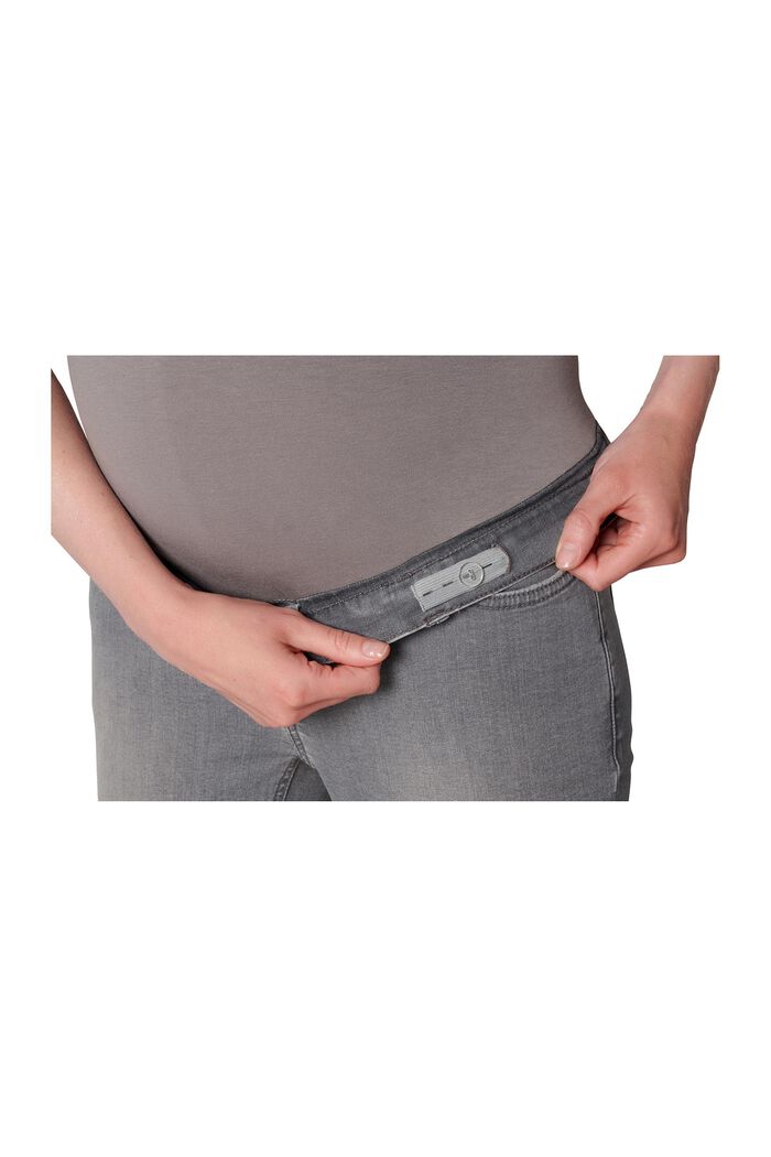 MATERNITY over-the-bump skinny jeans, GREY DENIM, detail image number 3