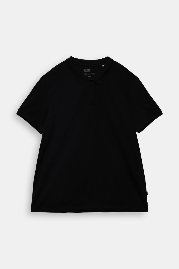 Poloshirt, BLACK, overview