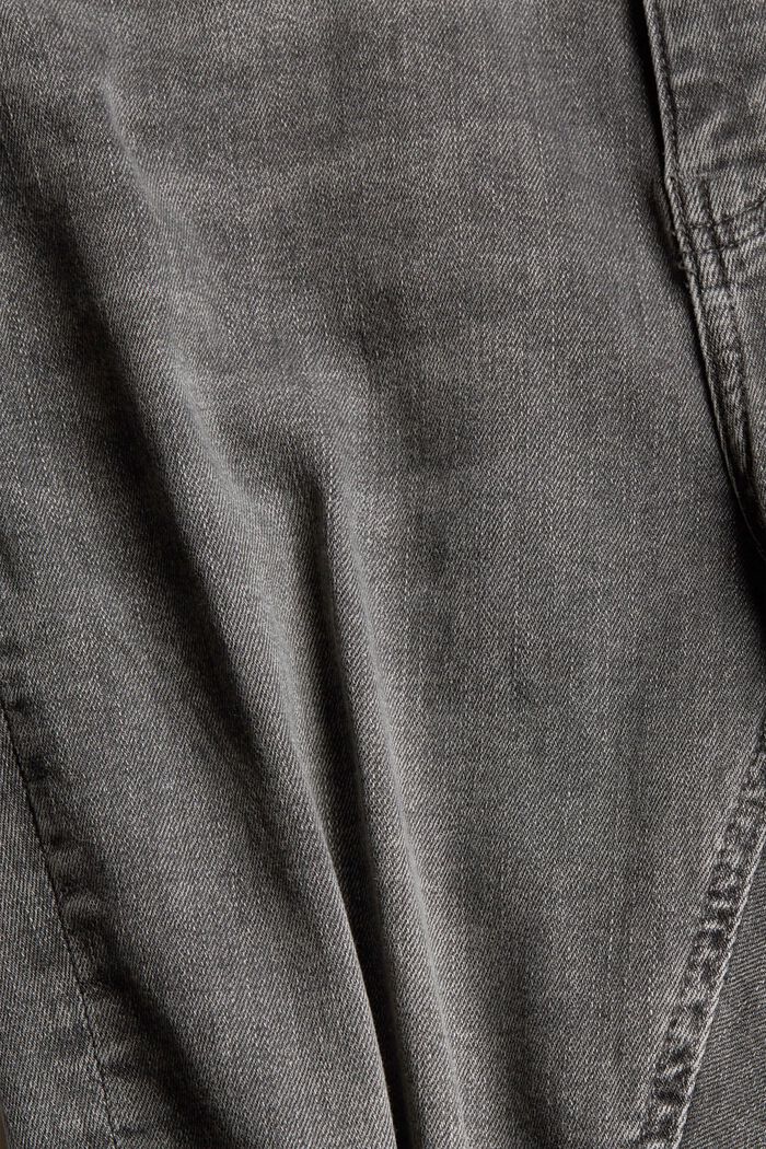 Stretchjeans met washed-out look, GREY MEDIUM WASHED, detail image number 4