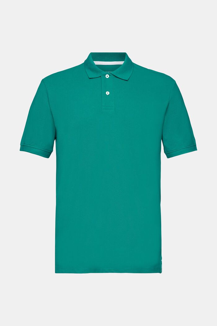 Slim fit-poloshirt, EMERALD GREEN, detail image number 7