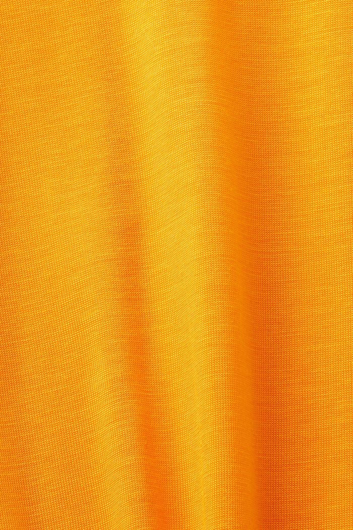 Jersey top met lange mouwen, GOLDEN ORANGE, detail image number 5