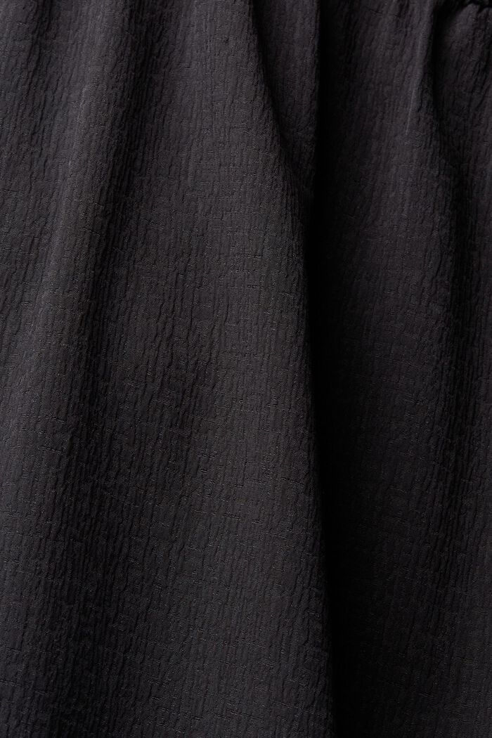 Midi-jurk met volants, LENZING™ ECOVERO™, BLACK, detail image number 5