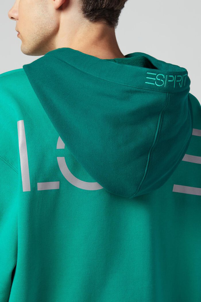 Uniseks sweatshirt met patchworklook, GREEN, detail image number 5