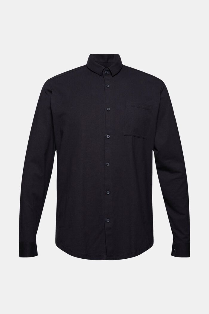 Jersey overhemd met COOLMAX®, BLACK, detail image number 5