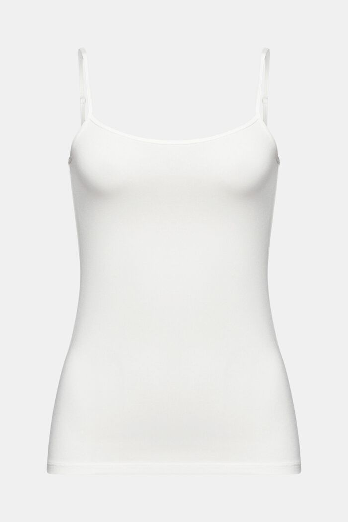 Jersey camisole, OFF WHITE, detail image number 6
