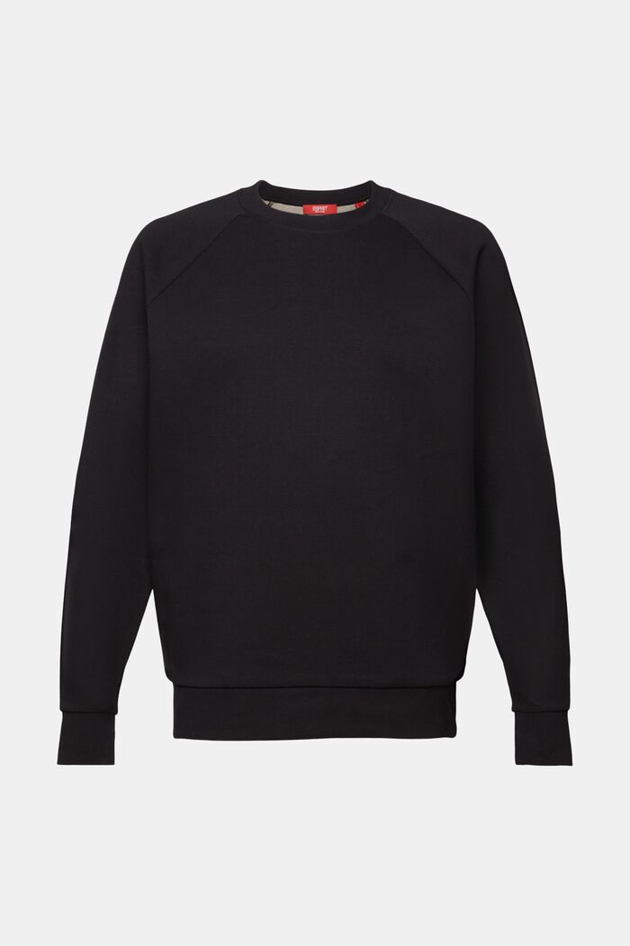 Basic sweatshirt, katoenmix, BLACK, detail image number 5