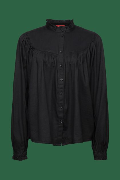 Blouse met ruches