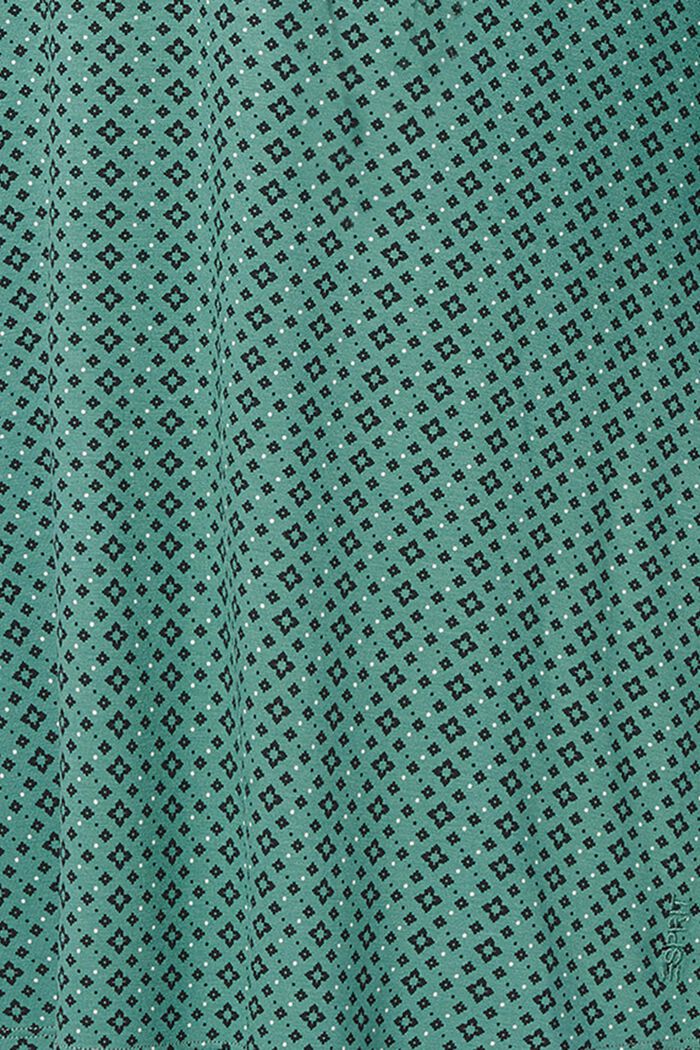 Jersey jurk met voedingsfunctie, LENZING™ ECOVERO™, TEAL GREEN, detail image number 5
