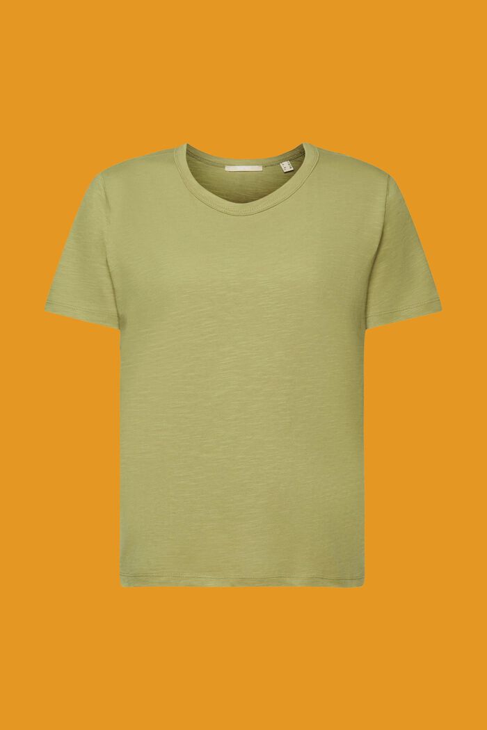 Jersey T-shirt, 100% katoen, PISTACHIO GREEN, detail image number 6