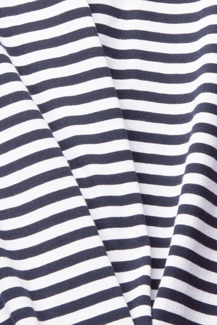 Jersey T-shirt met streepmotief, WHITE, detail image number 5