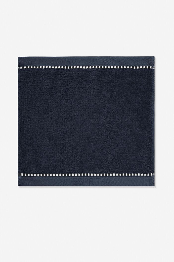 Met TENCEL™: handdoekenlijn van badstof, NAVY BLUE, detail image number 5