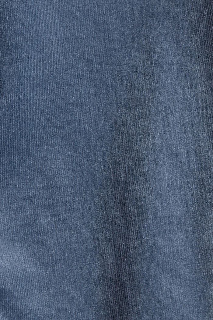 Corduroy broek van een katoenmix, GREY BLUE, detail image number 4