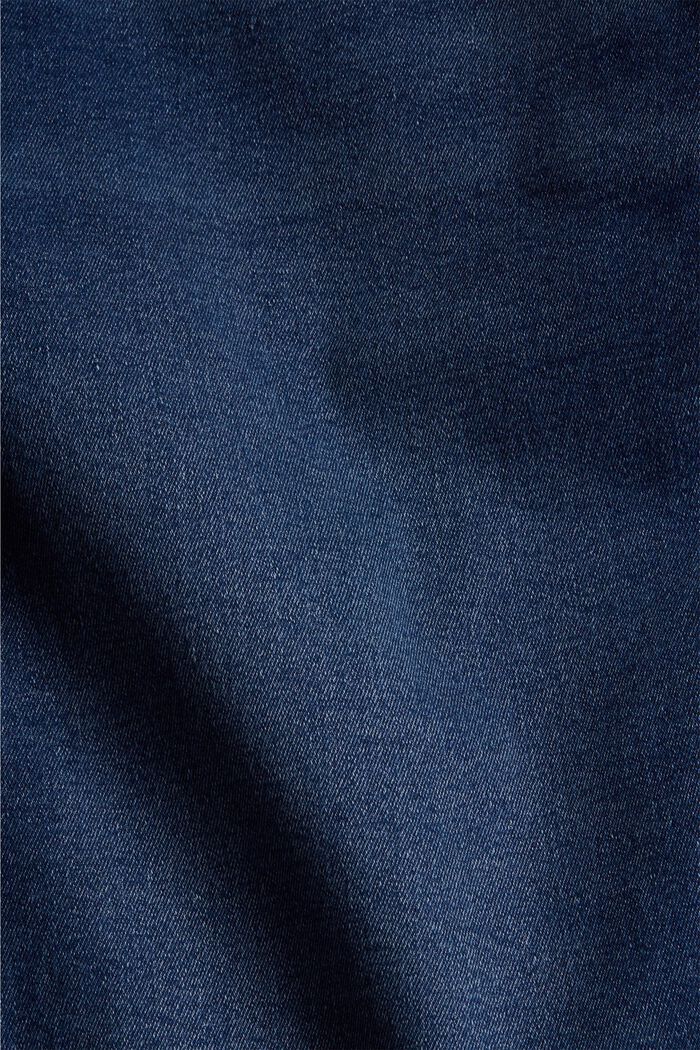 CURVY jeans met destroyed effect, BLUE DARK WASHED, detail image number 1