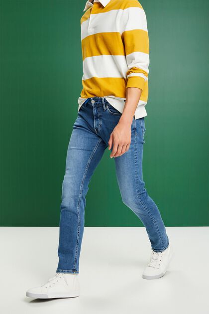 Slim fit jeans met middelhoge taille