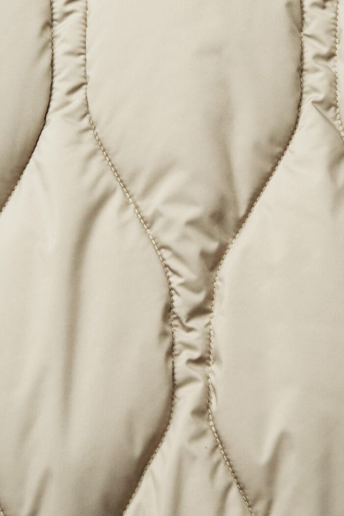 Gewatteerde jas, PALE KHAKI, detail image number 6