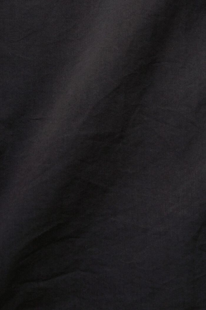 Overhemd met korte mouwen, katoenmix, BLACK, detail image number 6