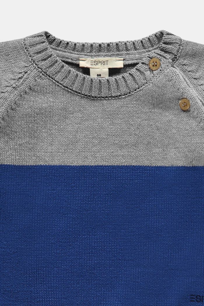 Gestreepte sweater, BLUE, detail image number 2