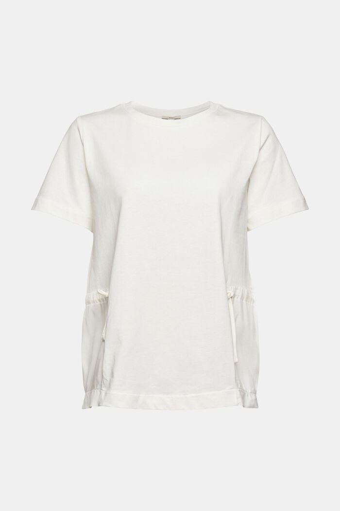 T-shirt met peplum, OFF WHITE, detail image number 5