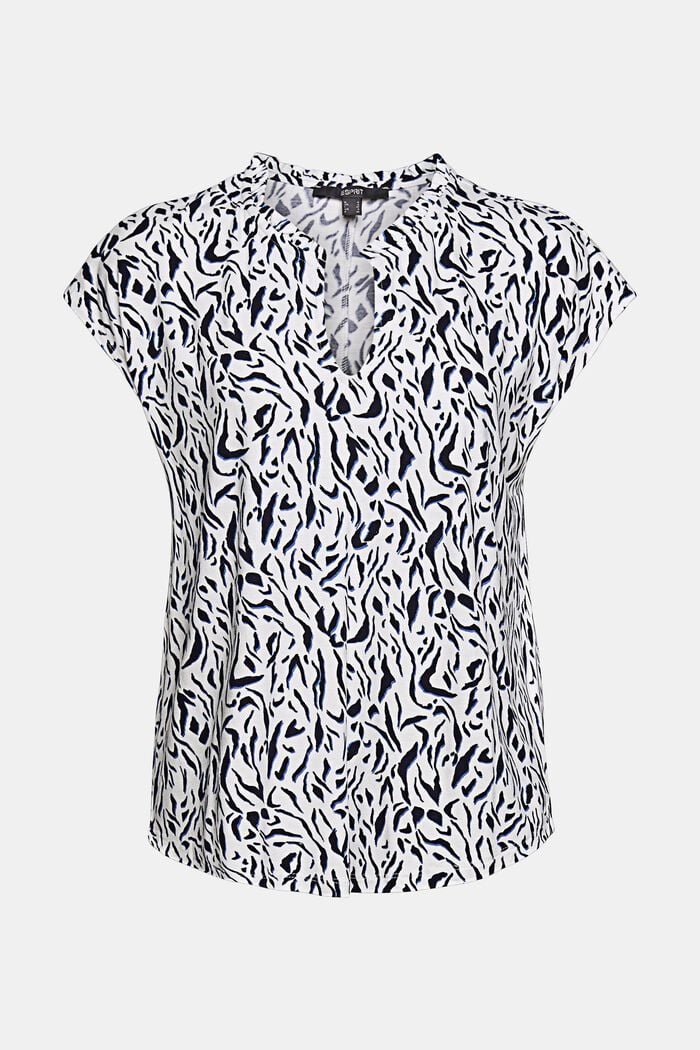Shirt met motief van LENZING™ ECOVERO™, OFF WHITE, detail image number 6