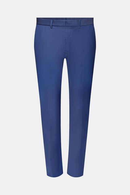 Slim fit pantalon, BLUE, overview