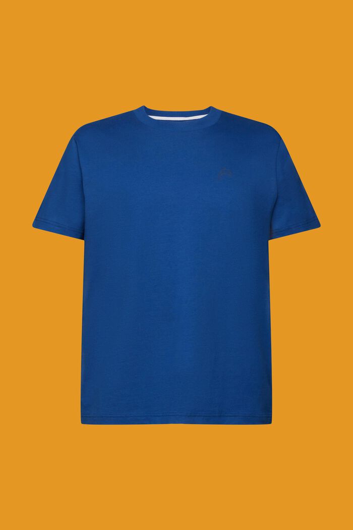 Katoenen T-shirt met dolfijnenprint, BRIGHT BLUE, detail image number 5