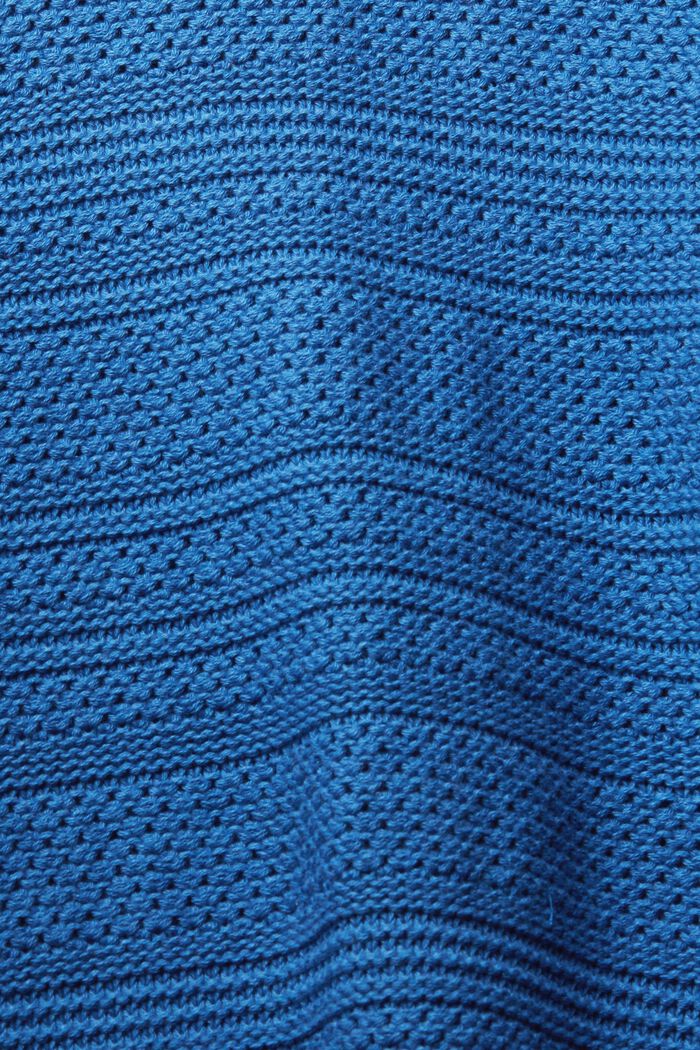Trui met capuchon, 100% katoen, BLUE, detail image number 4