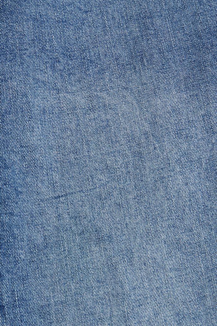 Enkellange jeans met modieus model, BLUE LIGHT WASHED, detail image number 4