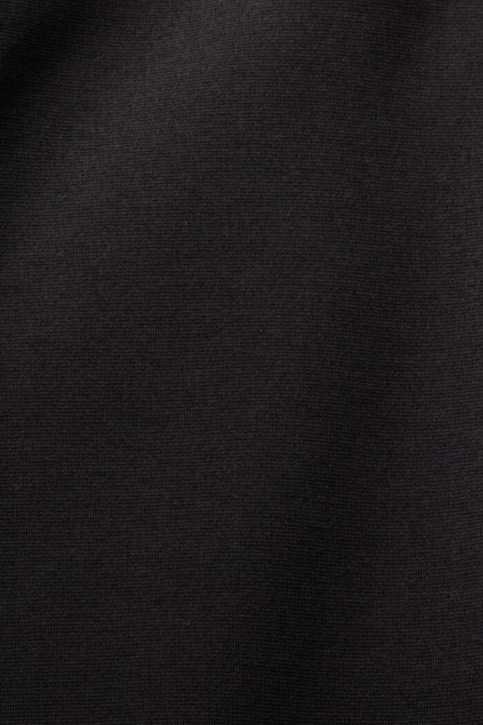 Punto-broek met rits bij de zoom, BLACK, detail image number 5