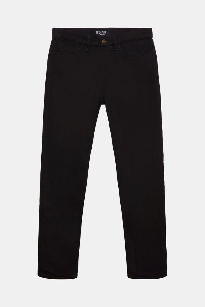 Slim fit jeans met middelhoge taille, BLACK RINSE, detail image number 6