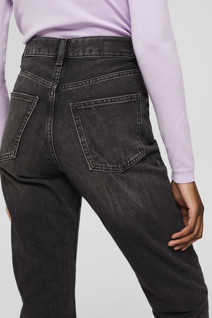 Jeans met modieus model, BLACK DARK WASHED, detail image number 5