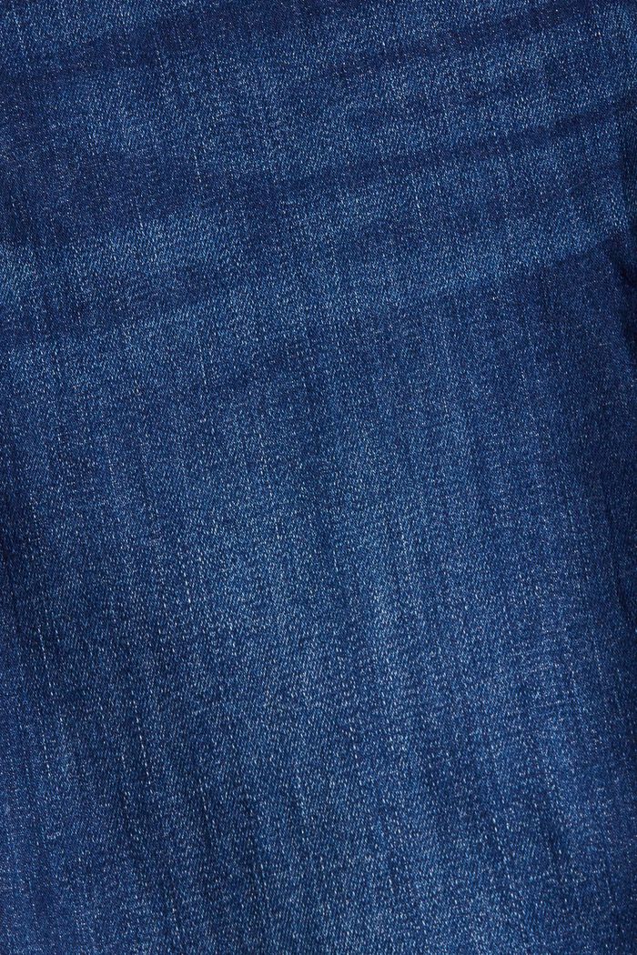 Jeans van katoen met stretch, BLUE DARK WASHED, detail image number 1