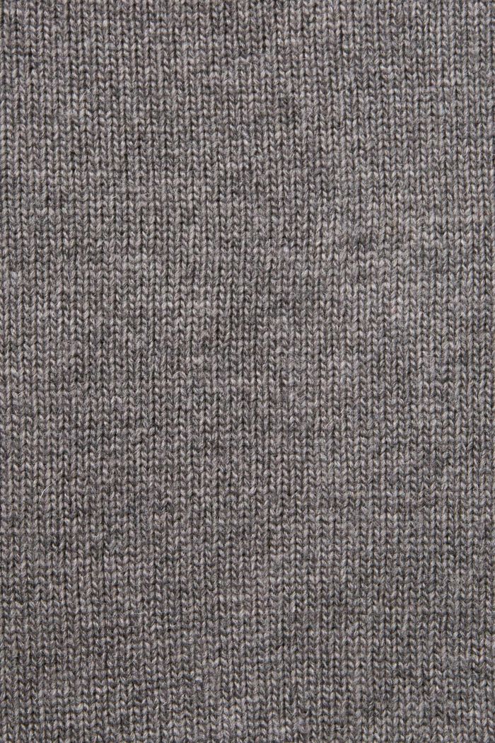 Polo trui met knoop aan de voorkant, BROWN GREY, detail image number 5