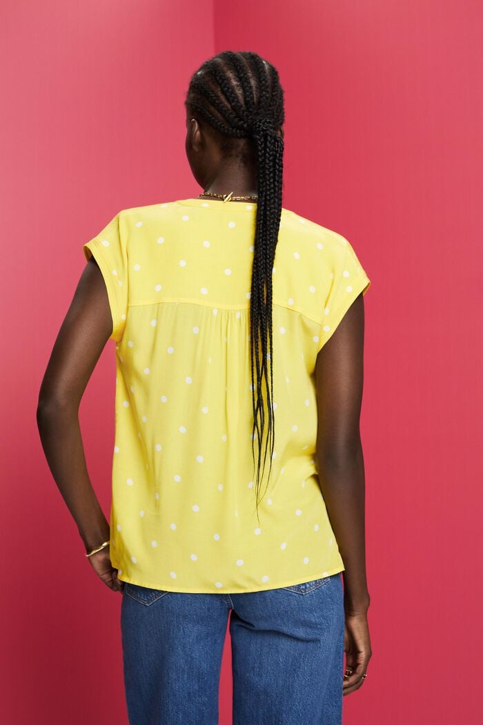 Blouses woven, LIGHT YELLOW, detail image number 3
