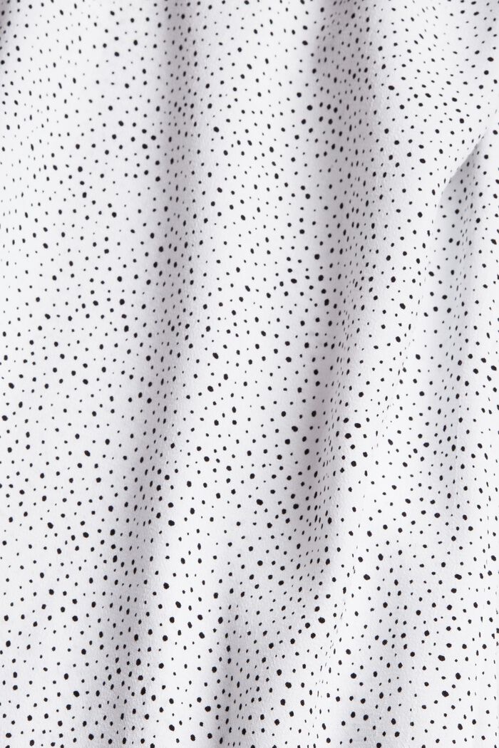 Crêpe blouse met print, LENZING™ ECOVERO™, NEW OFF WHITE, detail image number 4