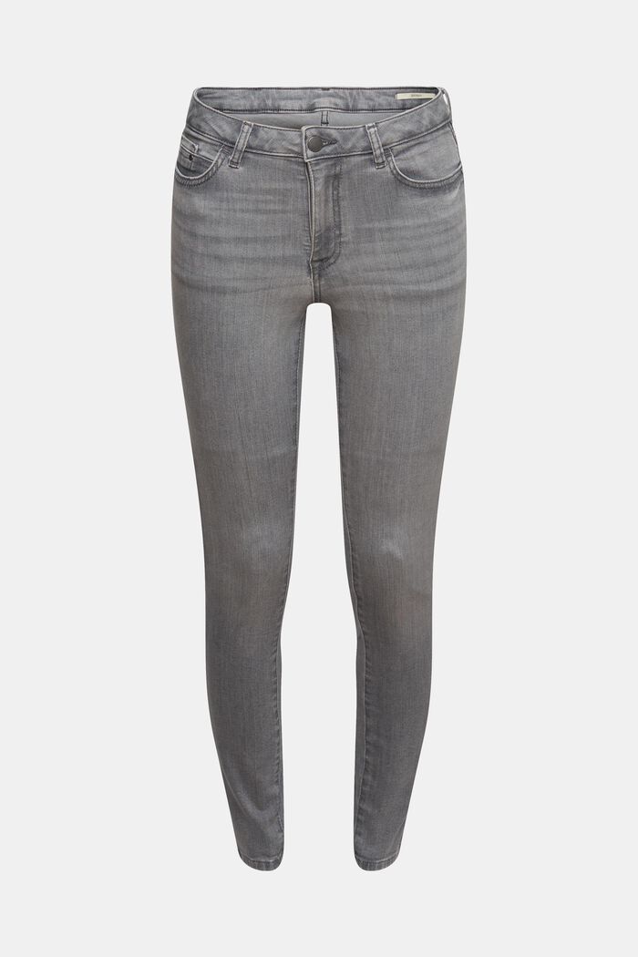 Skinny jeans met superstretch, GREY MEDIUM WASHED, detail image number 2
