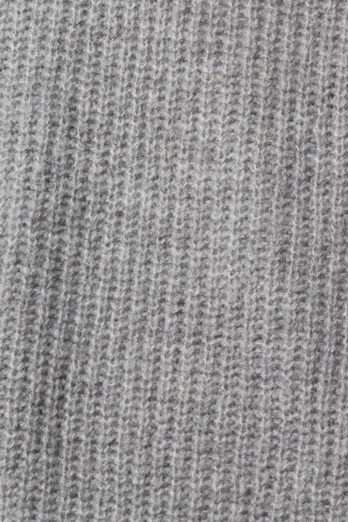 Mouwloze trui van een wolmix, MEDIUM GREY, detail image number 1