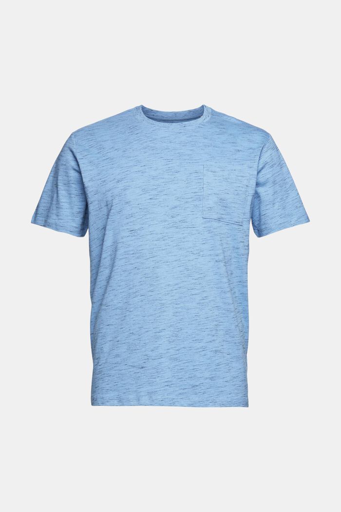 Jersey T-shirt van een katoenmix, BLUE, detail image number 6