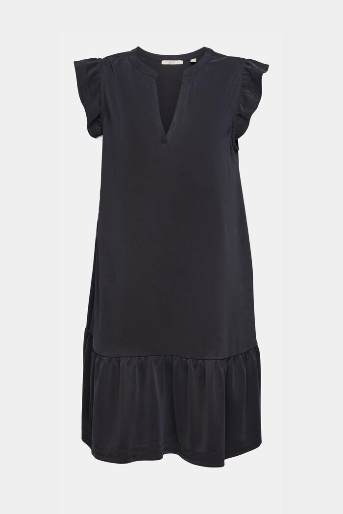 Jersey jurk met TENCEL™, BLACK, detail image number 5