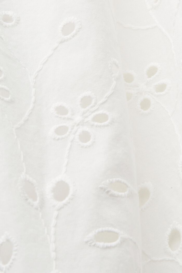 Kanten jurk van katoen, OFF WHITE, detail image number 4
