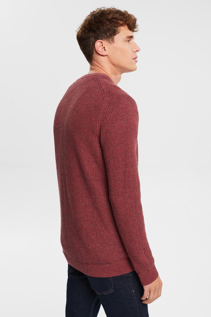 Gestreepte sweater, TERRACOTTA, detail image number 4
