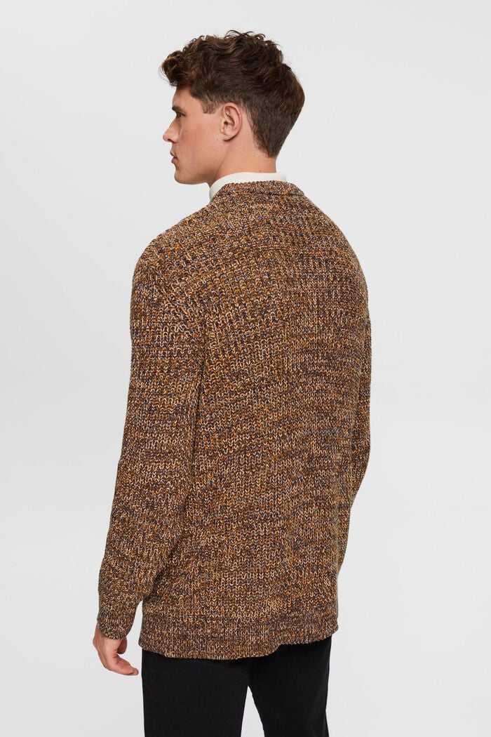 Meerkleurige gebreide trui, BARK, detail image number 3