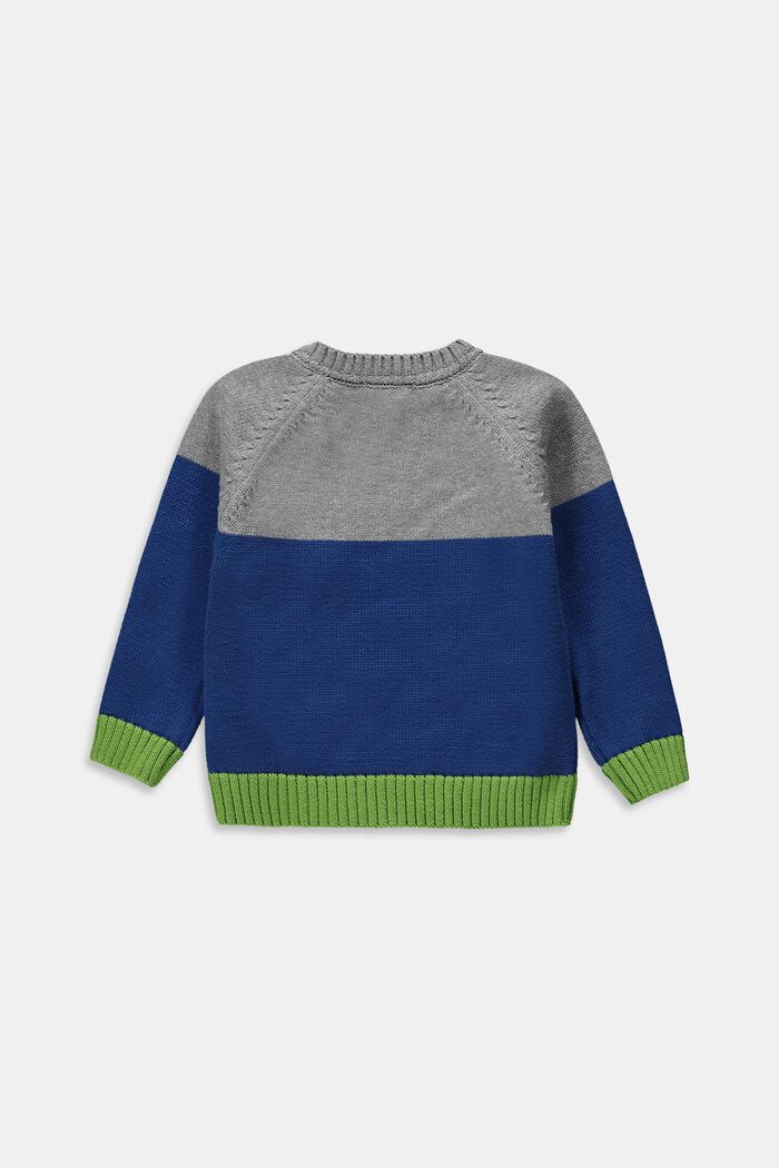 Gestreepte sweater, BLUE, detail image number 1