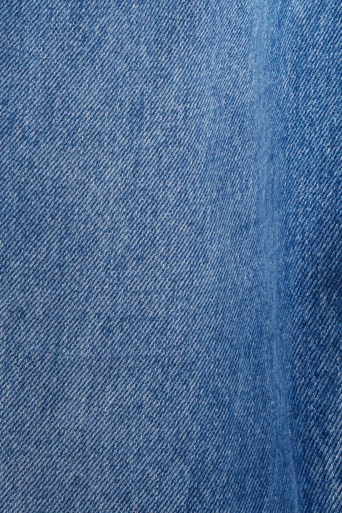 Dad fit jeans van duurzaam katoen, BLUE MEDIUM WASHED, detail image number 5