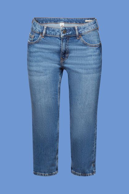 Mid rise capri jeans