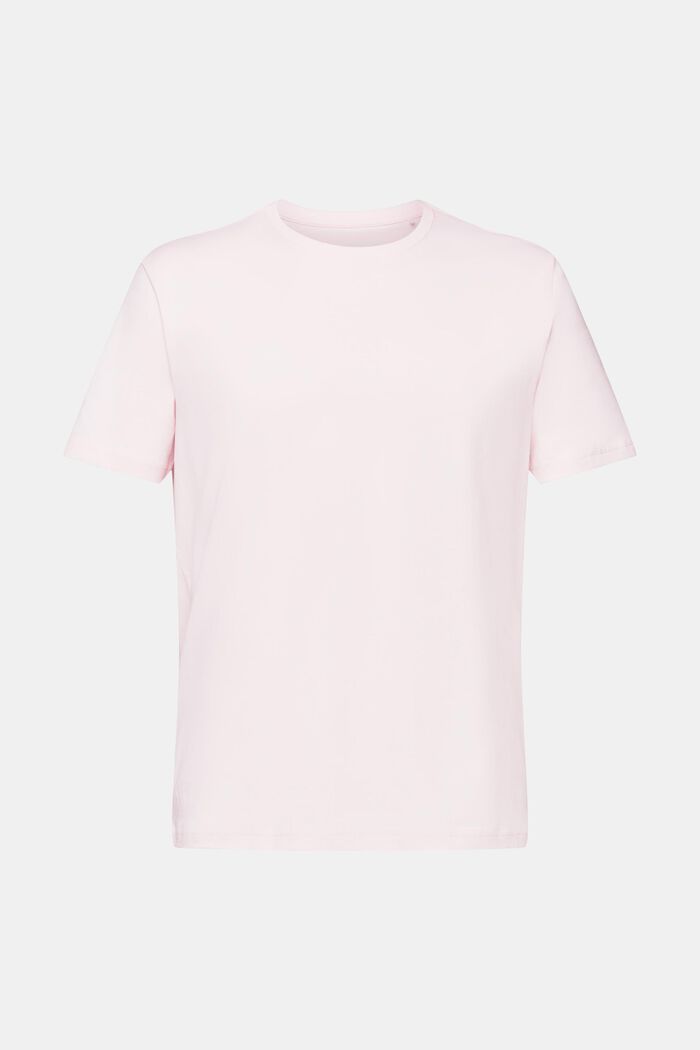 T-shirt met korte mouwen en ronde hals, PASTEL PINK, detail image number 6