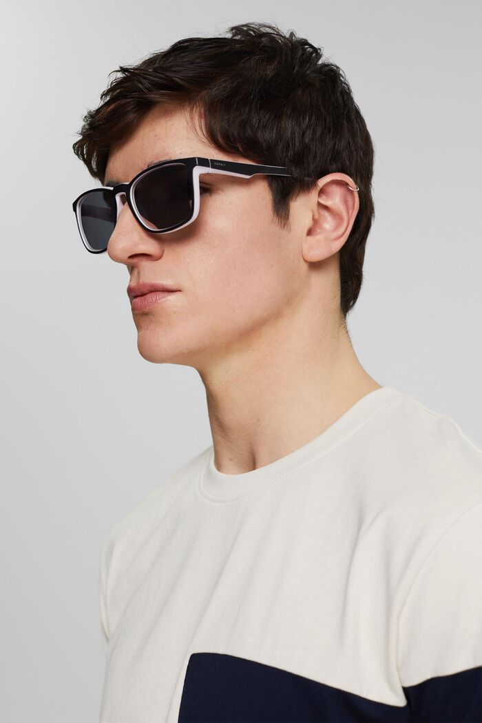 Sportieve zonnebril met spiegelglazen, DEMI ROSE, detail image number 2