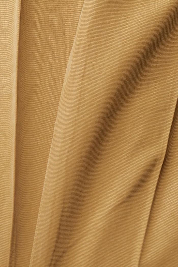 Met linnen: broek met bandplooien, CAMEL, detail image number 4