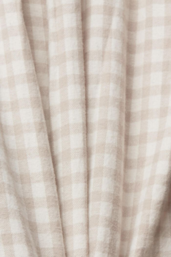 Geruite flanellen pyjama, SAND, detail image number 4